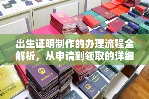 五华出生证明制作的办理流程全解析，从申请到领取的详细指南